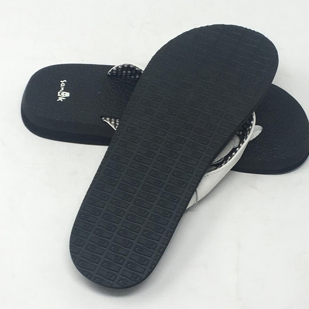 Sanuk Women's Yoga Mat Flip Flop White A - Picture 8 of 8